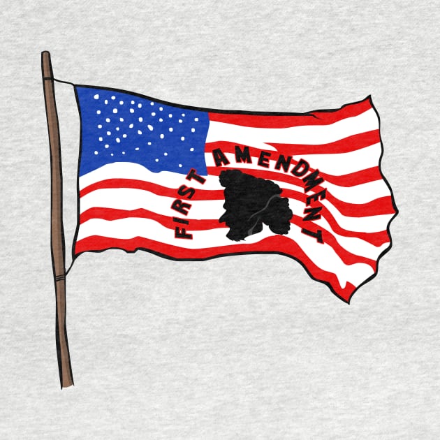 American Flag First Amendment by ssbond